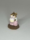 Wee Forest Folk    birthday Girl    M-98 Cupcake Mouse-pink Dress  1983   vgc
