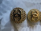 3 Chanelgold Cc Logo Buttons Large Metallic 22mm