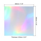 10pcs Holographic Cardstock Metallic Iridescent Mirror Paper 12 x12 