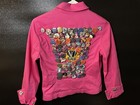 No Doubt Gwen Stefani Pink Denim Jacket Lal Live A Little Ps Vintage Punk Pins