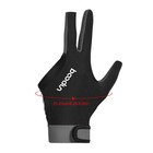 3 Finger Pool Billiard Gloves Snooker Cue Professional Left Hand Anti-slip Glove