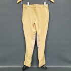 Tuff Rider Tan Youth Sz 12 Horseback Riding Knee Patch Breeches