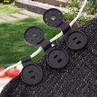 50pcs Shade Cloth Clips  Plastic Tarp Clips  Greenhouse Shade Cloth Fix Clamp  W
