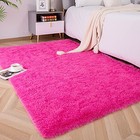  Soft Fluffy Area Rugs For Bedroom Kids Room Plush Shaggy Nursery Rug Furry 