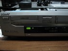 Sony Wv-h6 Vhs hi8 Video Cassette Deck Player Silver Working Confirmed