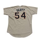 Rare Russell Athletic 1992 San Diego Padres Tim Scott  54 Game Worn Mlb Jersey