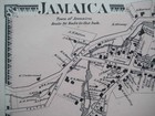 Original 1869 Beer s Map Jamaica Rawsonville Townshend Windham County Vermont Rr