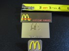  2  Mcdonald s Uniform Employee Name Badges W  Management Titles    Tie Tac 