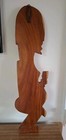 Cook Islands Hand Carved Wood Tangaroa Tiki God Figurine Art Wall Hanging
