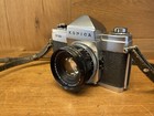  near Mint  Konica Fp Silver Slr Film Camera Hexanon 52mm F 1 8 Lens From Japan
