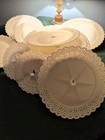 11 Vintage 1970s Wilton Tier Lacy Seperator Plates Cake Stand Plates