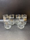 Heaven Hill Gold Trimmed Bourbon Whiskey Glasses  Set Of 6