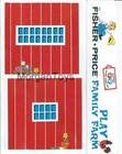 Fisher-price  915 Farm Barn Replacement Lithos Little People Play Family 
