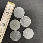 Vintage Antique Coins Collector Lot Of 5 Tax Missouri Sales Receipt Tokens Metal