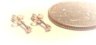 14kt Pure Yellow Gold Small 2mm Cubic Zirconia Screw Back Stud Earring 14kt Back