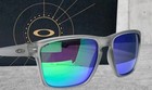 Custom Oakley Grey Ink Sliver Xl   aftermarket  Green Polarized Sunglasses New 