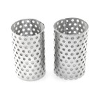 2pcs Dn20 6 Point 80 Mesh 304 Stainless Steel Round Hole Filter Screen 22x42mm