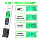Tds Meter Digital Water Tester ppm Meter Lcd Display F Drinking Water aquariums