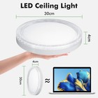 48w Led Ceiling Down Light 6500k Thin Flush Mount Kitchen Lamp Home Fixture New
