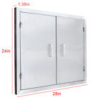 24 28  Kitchen Cabinet Doors  Replacement Cabinet Doors  Steel Style Silver