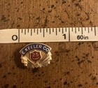 Vintage E  Keeler Co 25 Year Service Award Pin 14k Gold   2 57 Grams