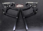 67 68 69 Camaro Firebird Machined 6061-t6 Cnc Billet Aluminum Hood Hinges Black
