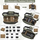 Camera Sling Bag travel Waterproof Camera Case With Tripod Holder lightweight   