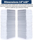 Simpli-magic Cotton Shop Towels 14 x12   90 Pack      Reusable Cleaning Shop Rags
