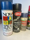 Vintage Spray Paint Lot Of 8  1960s-1990s  Krylon  Walmart  Tempo  Duplicolor