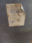 Rare Vintage King 1939 Worlds Fair Card Table San Francisco Expo
