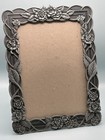 Vintage Mini Picture Frames Lot Ornate Metal Romantic Roses Shabby Chic Decor