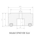 4x Aluminium Turntable Isolation Pad Stand Audio Speaker Subwoofer Amp Feet Diy