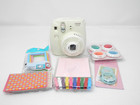 Fujifilm Instax Mini 8 Camera W acces     White Color Close Up Lens Frame Stickers