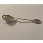Vintage Collectible Dinkelsb  hl Germany Bavarian Souvenir Sugar Spoon 