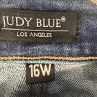 Judy Blue 16w Wide Leg Crop Jeans High Rise Distressed Jb82593dk-pl Size 16 W