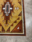 Vintage Navajo Style Rug Made In Belgium 30 X 52 Beautiful Colors 