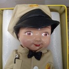Buddy Lee Shell Gas   Oil Station Attendant 12  Doll In Tin Box