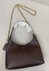 Coach Cw614 Brooklyn Shoulder Bag 23 Brass maple Natural Grain Leather Outlet