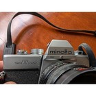 Minolta Srt200 Film Camera W  55mm Macro Lens  F 28mm Super-albinon Japan