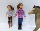 2 Breyer 6 5  Dolls Western Horse Rider Brunette   2017 6  Doll   Poney