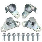 Tailgate Hinge Kit W bolts For Rear Tail Gate Door Silver 1999-2007 Classic