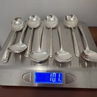 Towle Candlelight Sterling Silver Set Of 8 Vintage Cream Soup Spoons 6 3 8 