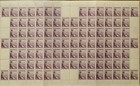 Stamp Germany Bohemia Czechoslovakia Mi 126-7 Sheet 1943 Wwii Adolf Hitler Mnh