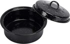 3-qt Black Covered Round Roaster Pan 