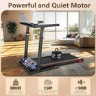 2 5hp Portable Running walking Pad With Desktop under Desk Treadmill Machine     