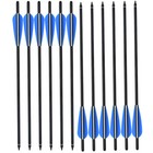 16-20  Crossbow Bolts Mixed Carbon Arrows For Hunting Target Half Moon Nock 6 12