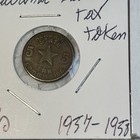 1935 - 1942 Us Tax Tokens 1  1 5  2   5 Mills Al  Co  Il  Mo   Ut Lot Of 5