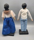 Vintage 1960s   70s Guam Dolls Pair     Campaign For Human Development     Dededo Guam