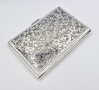 Fine Edwardian Sterling Silver Card Case   Purse Chester 1901