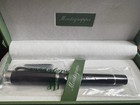 Montegrappa Ducale Black Resin Fountain Pen F Fine Nib New Box Papers Sleeve